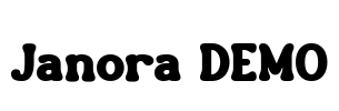 Janora DEMO Font Image