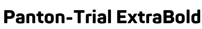 Panton-Trial ExtraBold