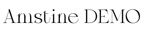 Amstine DEMO Font Image