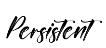 Persistent Font Image
