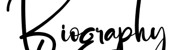 Biography Font Image