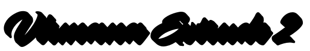 Virmana Extrude 2 Font Image