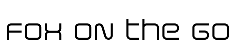 Fox on the Go Font Image