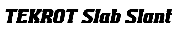 TEKROT Slab Slant