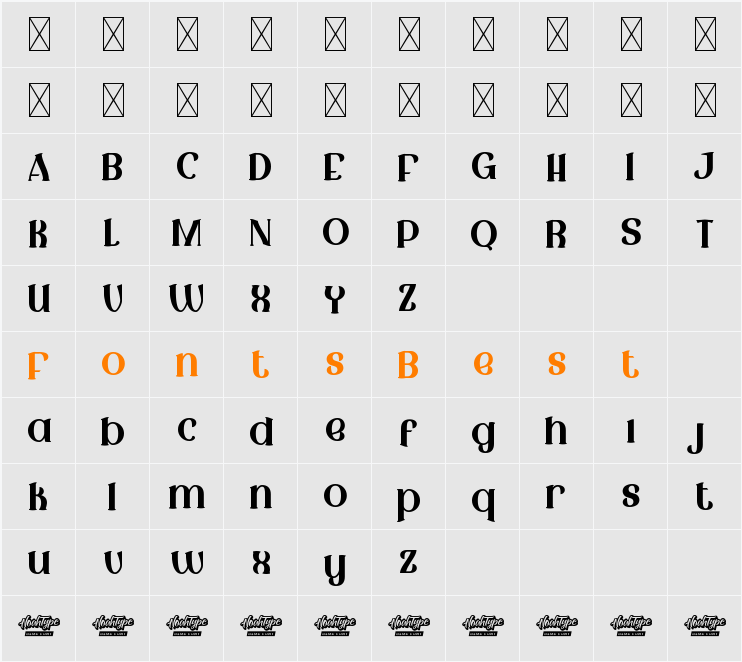 MourelaDemo Character Map