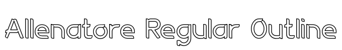 Allenatore Regular Outline