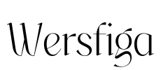 Wersfiga Font Image