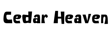 Cedar Heaven Font Image