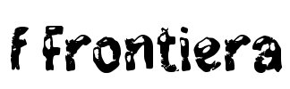 f Frontiera Font Image