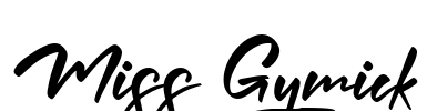 Miss Gymick Font Image