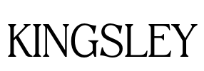 KINGSLEY Font Image