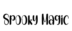 Spooky Magic Font Image