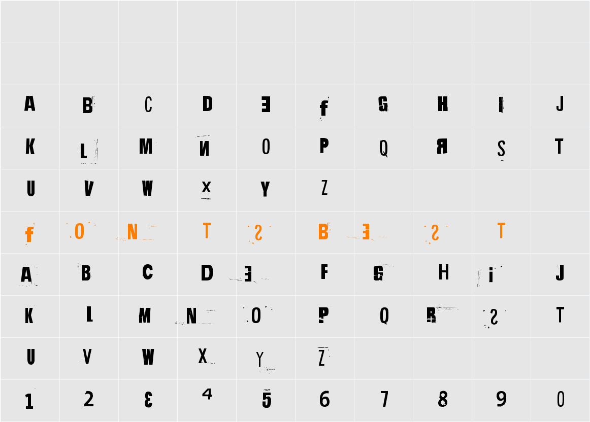 Hit me, punk! 06 Character Map