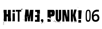 Hit me, punk! 06 Font Image