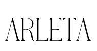 ARLETA Font Image