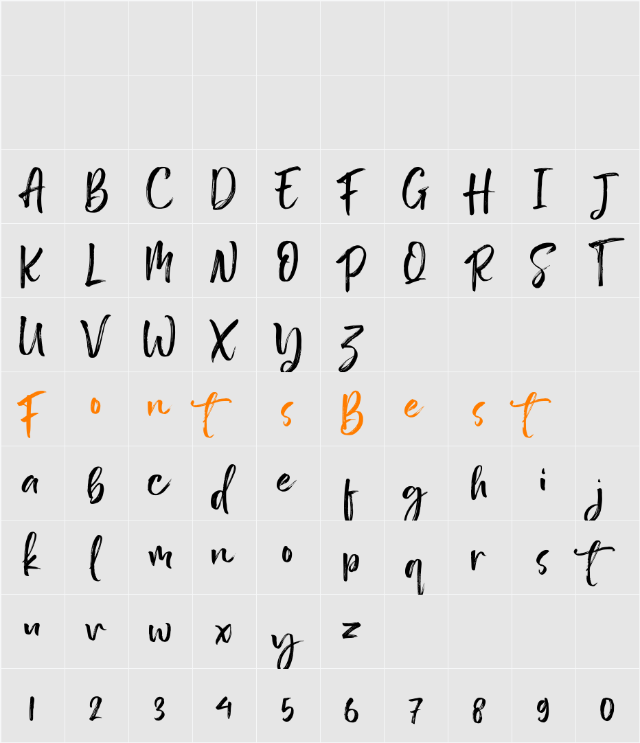 Antero Character Map
