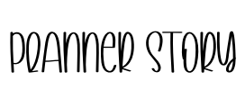 Planner Story Font Image
