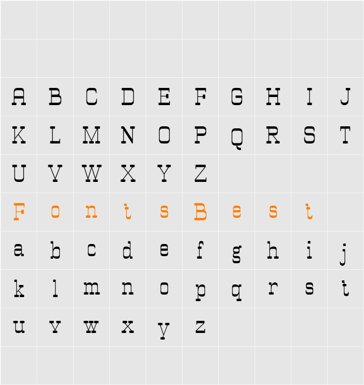 Vilkey Demo Character Map
