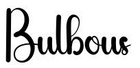 Bulbous Font Image