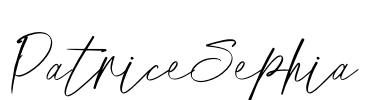 PatriceSephia Font Image