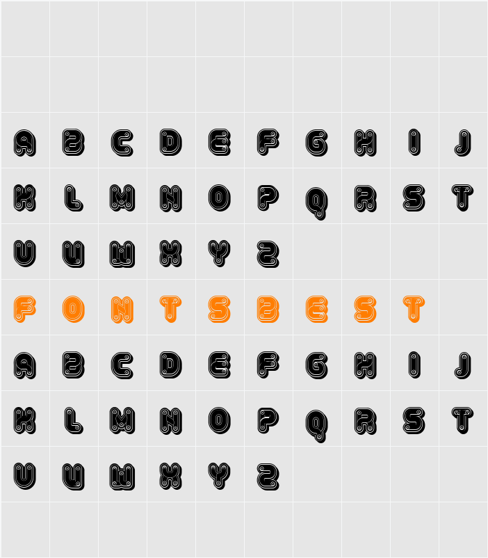 Cables Character Map
