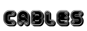 Cables Font Image