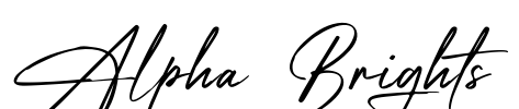 Alpha Brights Font Image