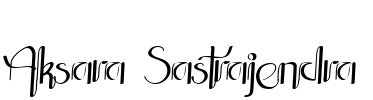 Aksara Sastrajendra Font Image