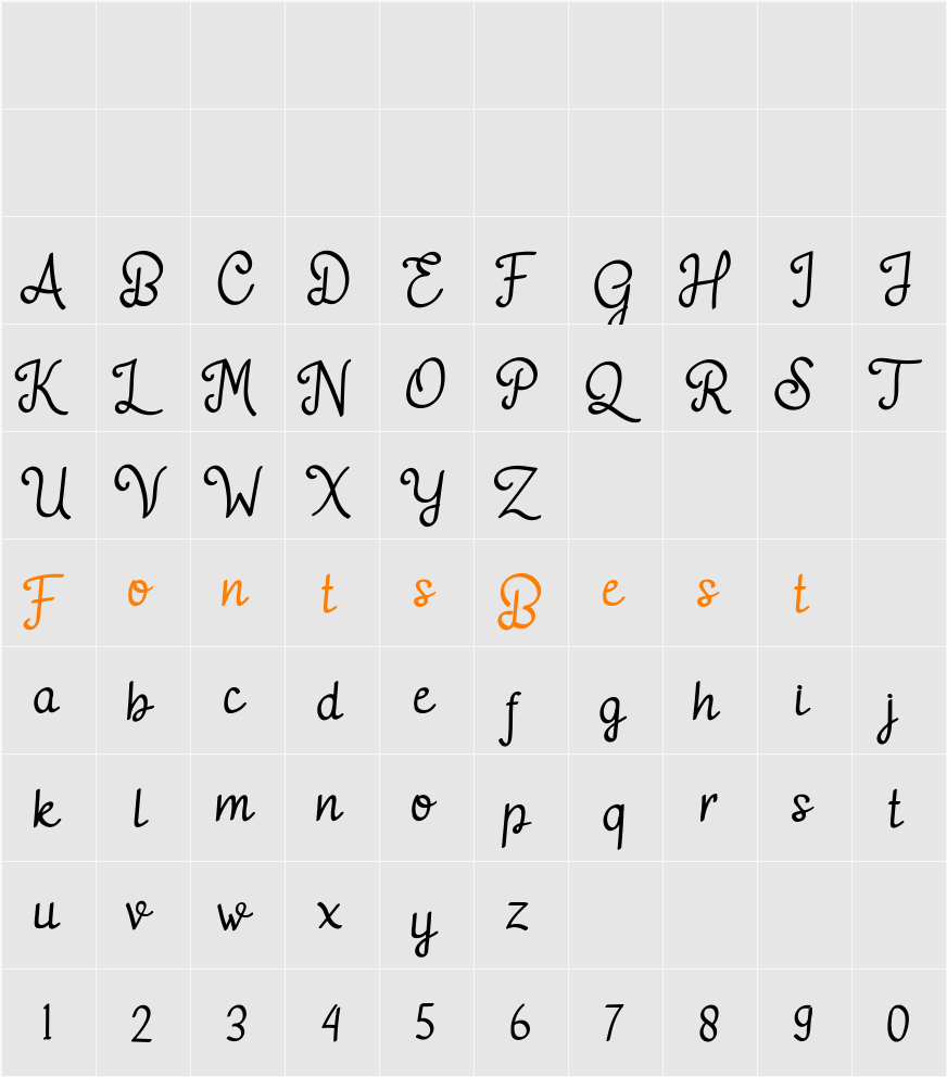 adelitha demo Character Map