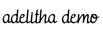 adelitha demo Font Image