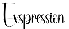 Exspression Font Image