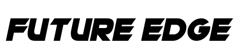 Future Edge Font Image