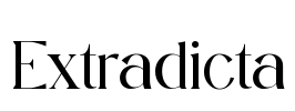 Extradicta Font Image