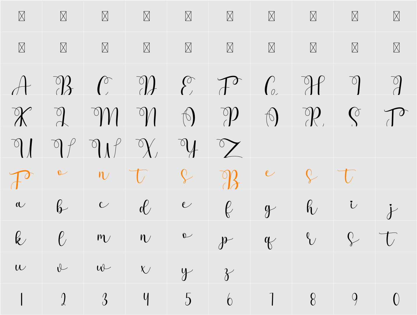 Smiling Character Map