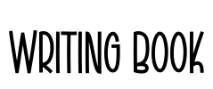 Writing Book Font Image