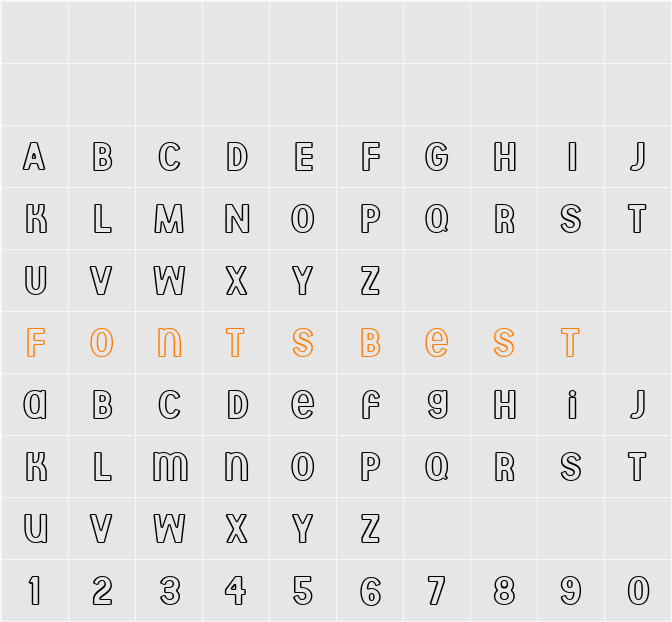 Aberforth Outline Character Map