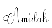 Amidah Font Image