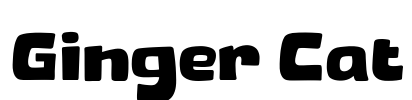 Ginger Cat Font Image