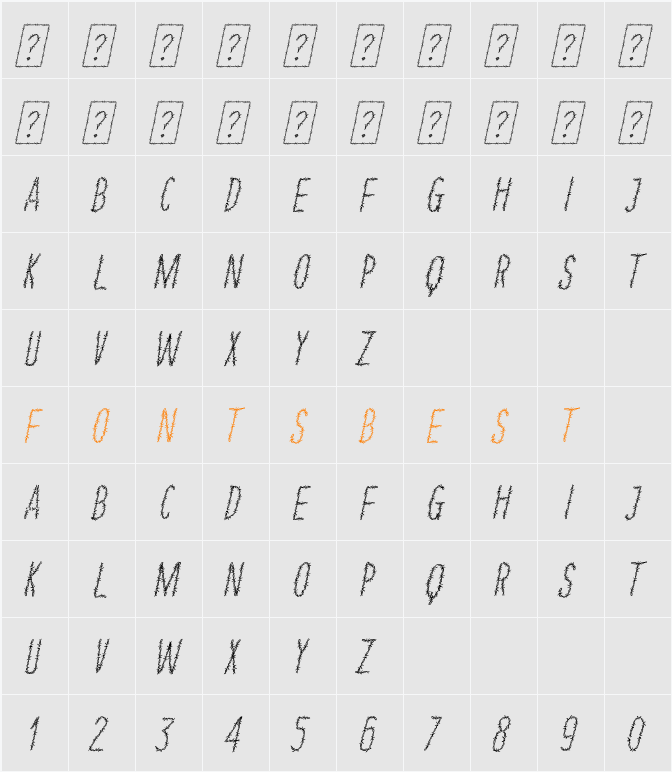 Block Border Character Map