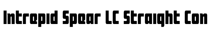 Intrepid Spear LC Straight Con Font Image