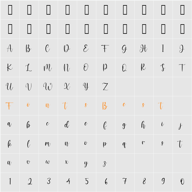 Adellicia Character Map