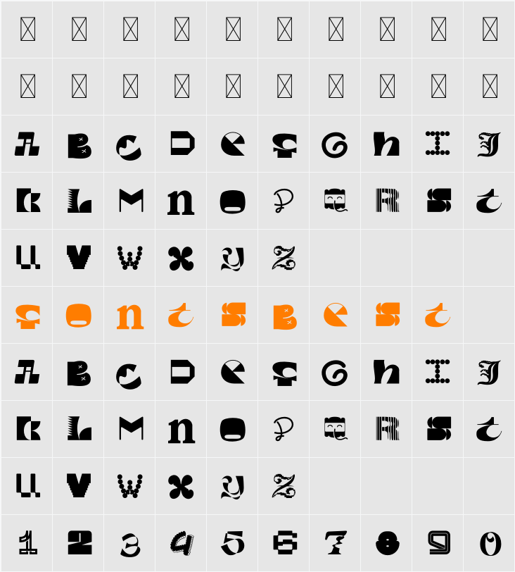 MGN Kinetic Display 6 Character Map