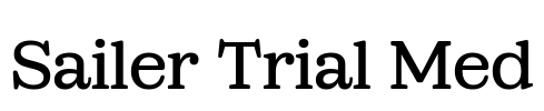 Sailer Trial Med Font Image
