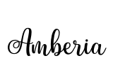 Amberia Font Image