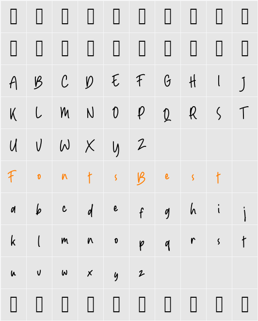 Aurabelle Persona lUse Character Map