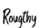 Rougthy Font Image