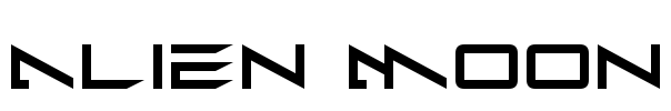 Alien Moon Font Image