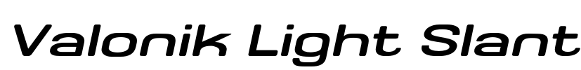 Valonik Light Slant