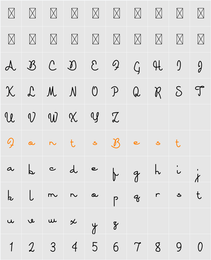 Angkoh Character Map
