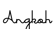 Angkoh Font Image